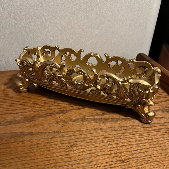 Pair of Gold Candle Holders - Picture 6 of 8